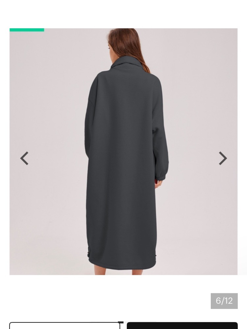 Relaxed Maxi Black Dress
